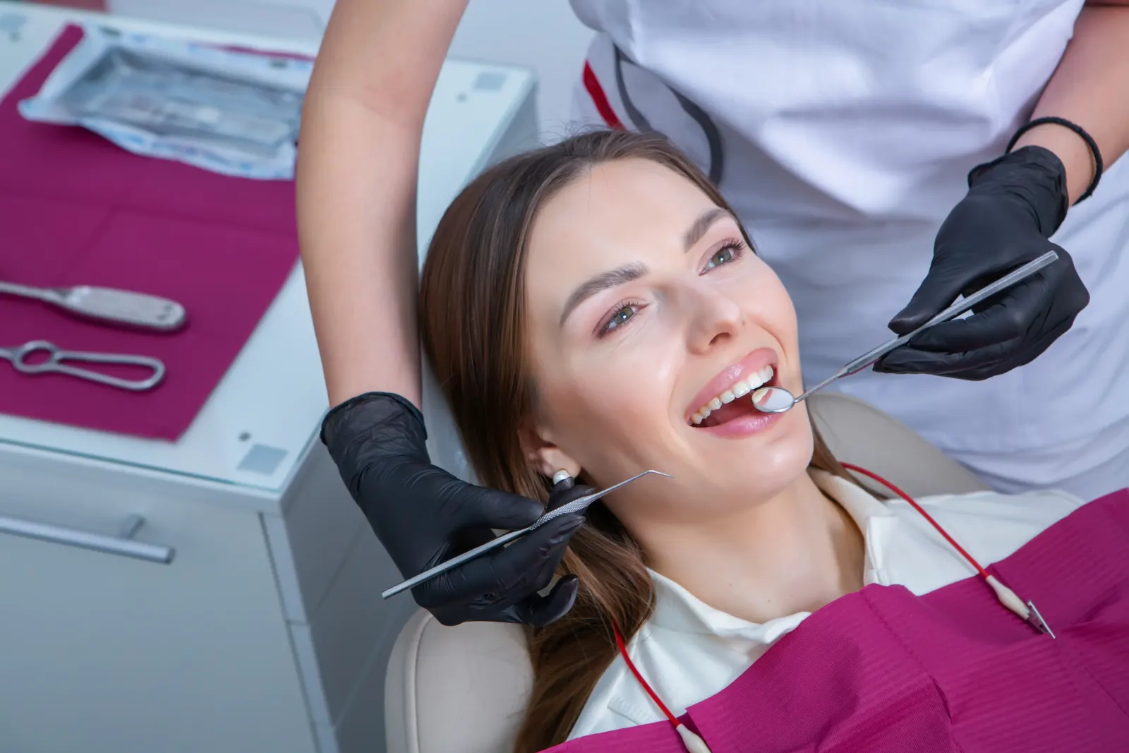 Cosmetic dental treatment results — smile makeover at Ravi's Dental Care Vizag