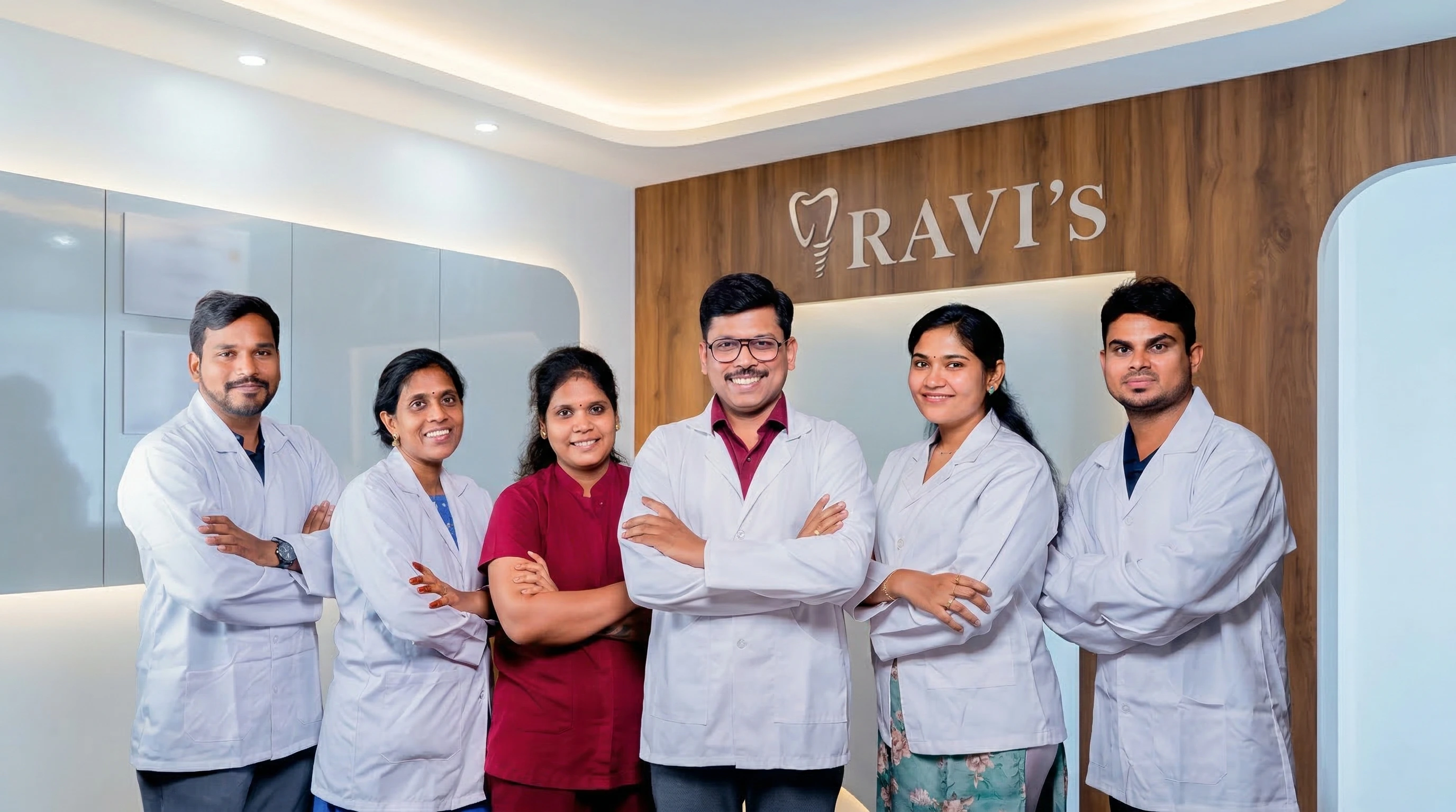 Expert MDS specialist dental team at Ravi's Dental Care & Implant Centre, MVP Colony, Visakhapatnam