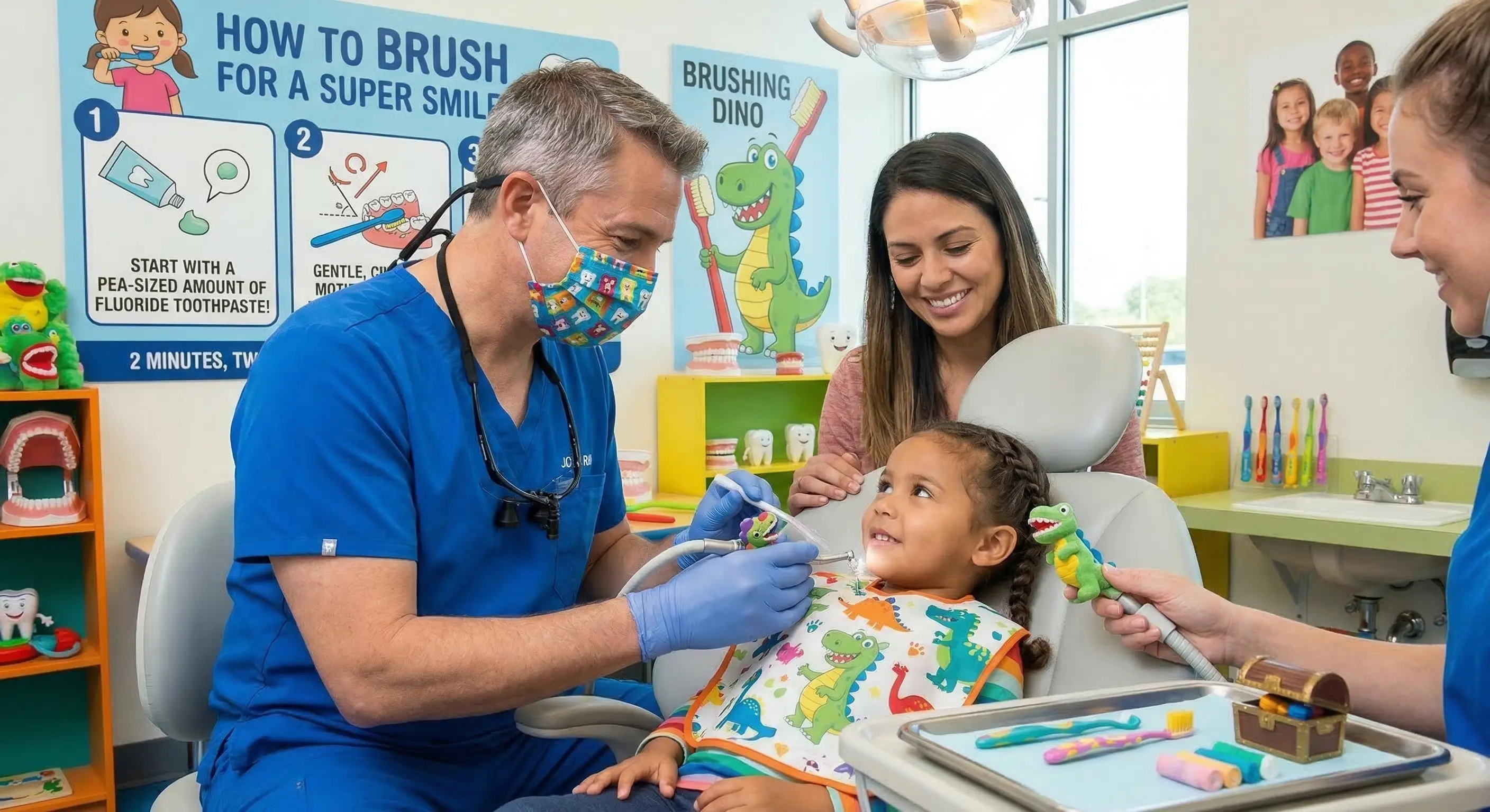 Pediatric dental checkup at Ravi's Dental Care Vizag MVP Colony