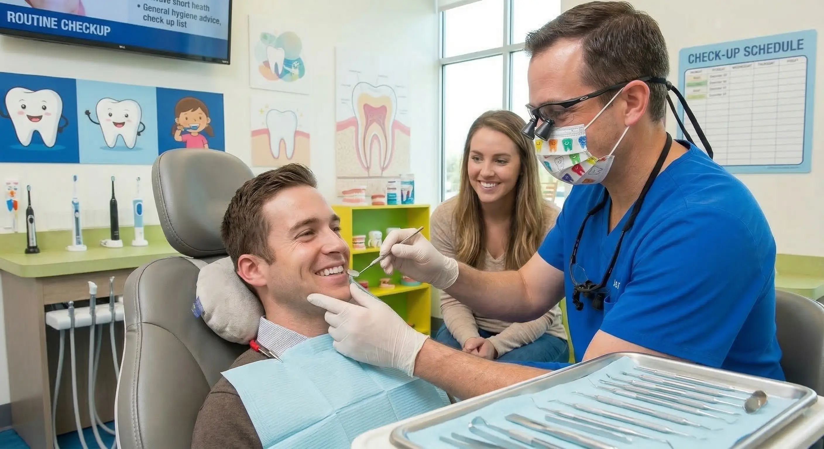 Preventive dental check-up and routine care at Ravi's Dental Care Vizag