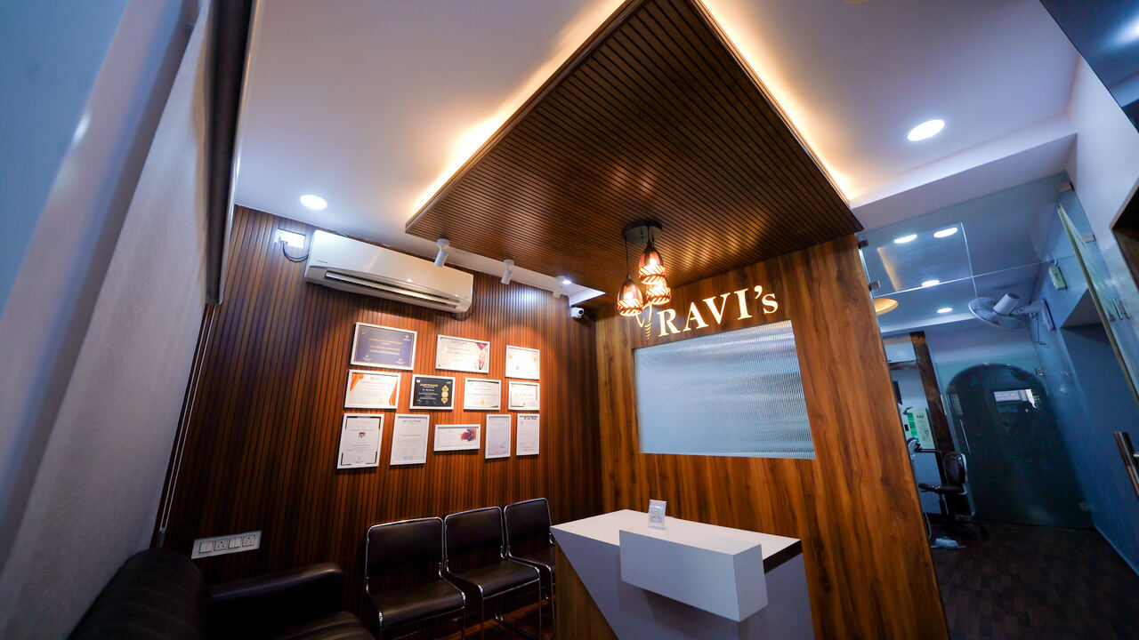 Ravi's Dental Care & Implant Centre reception, MVP Colony Visakhapatnam
